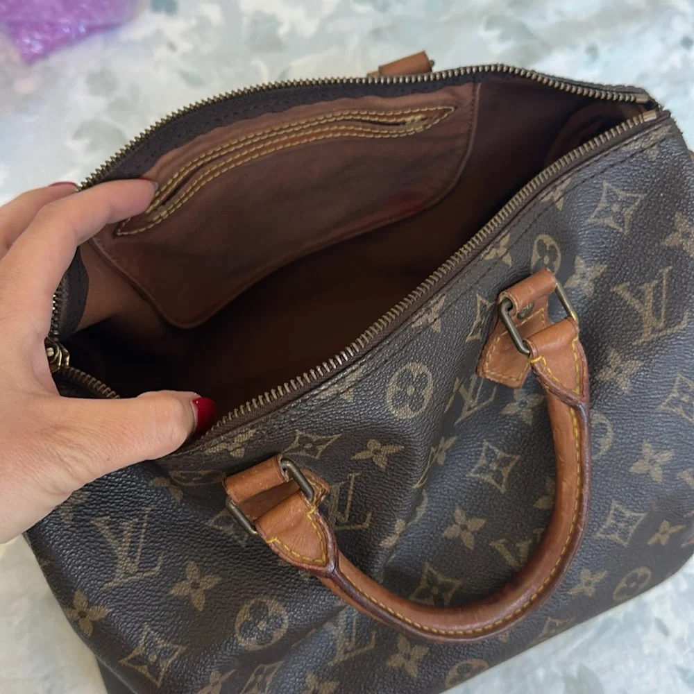 Louis Vuitton Brown Monogram Tote - Picture 2 of 5